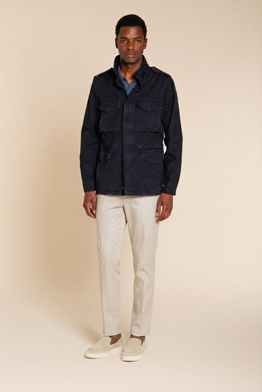 Field Jacket M74 uomo in canvas oxford ①