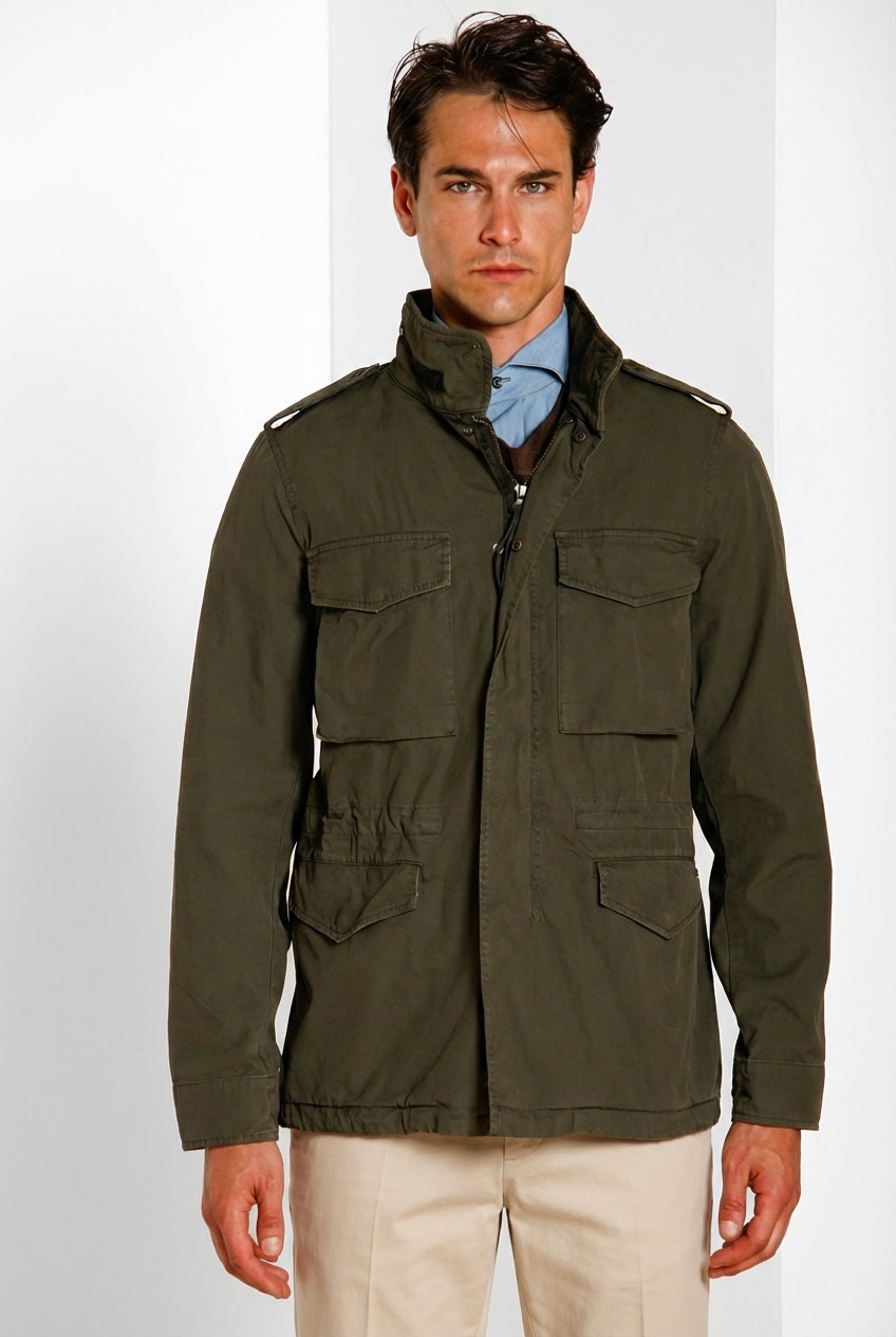 Field Jacket M74 Chaqueta hombre en lona oxford ①