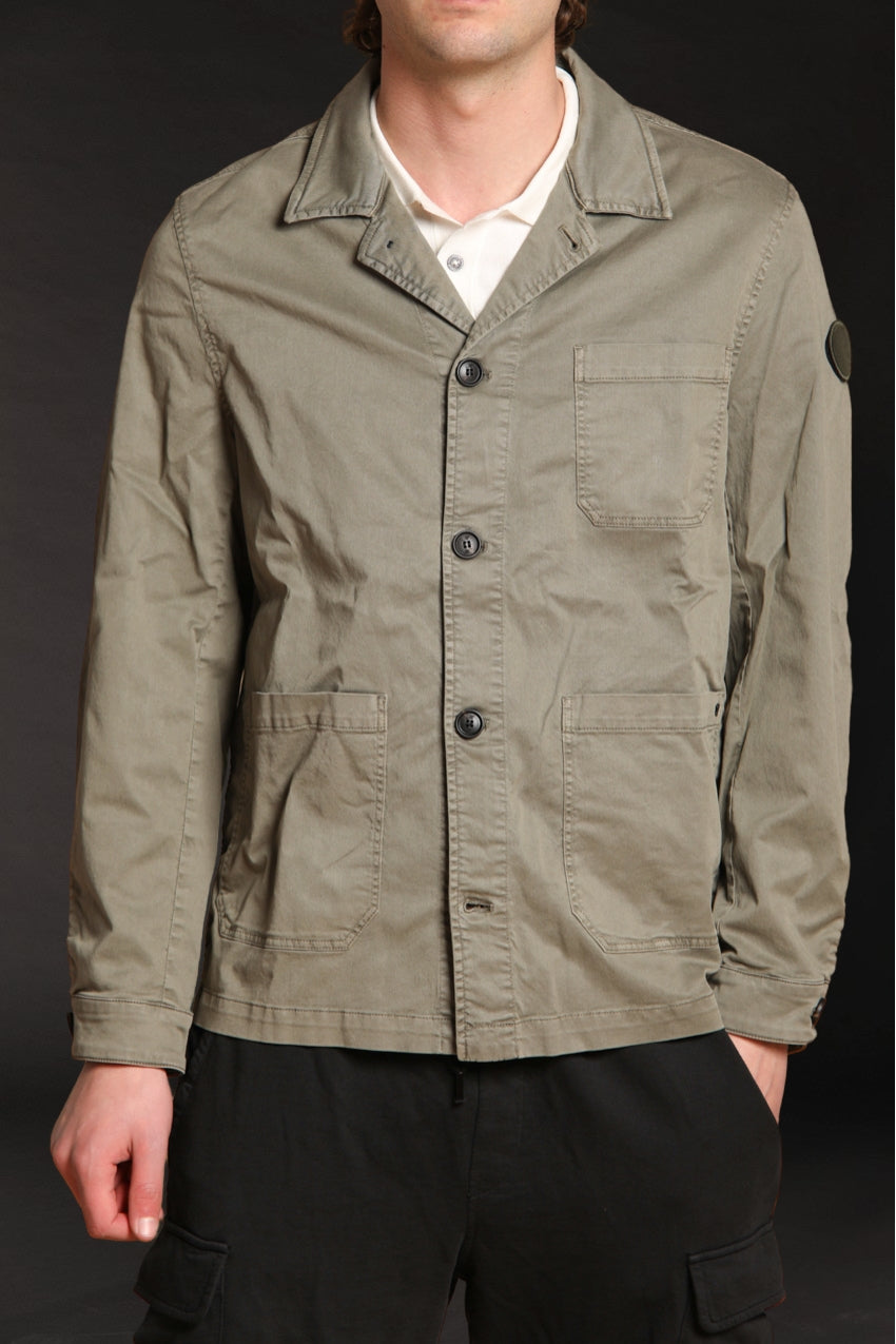 M74 Work Jacket men's field jacket logo edition in cotton and tencel ①