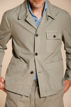 Work Jacke Overshirt Mann aus Canvas Oxford ①