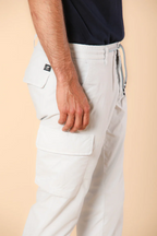 Chile Jogger pantalón cargo hombre en tela de paracaídas extra slim 