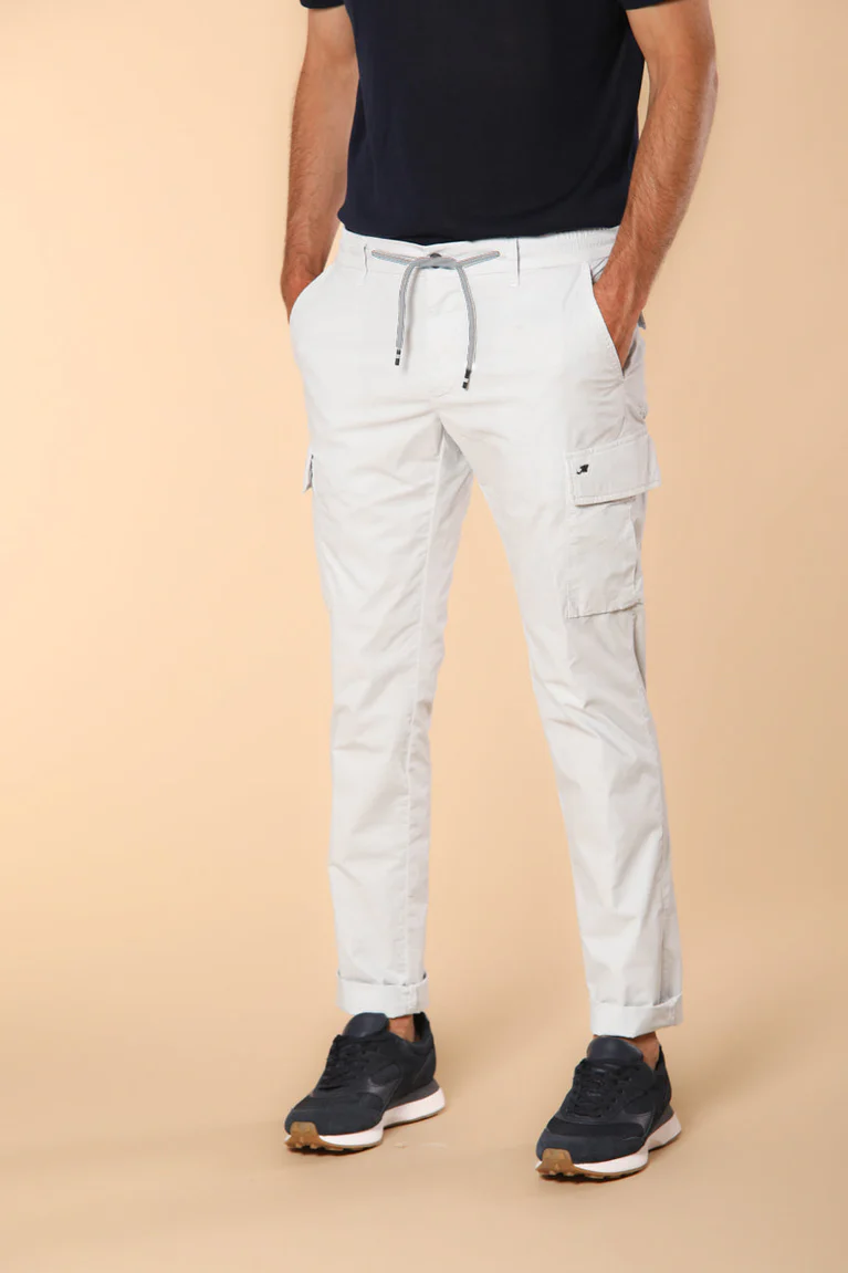 Chile Jogger pantalón cargo hombre en tela de paracaídas extra slim 