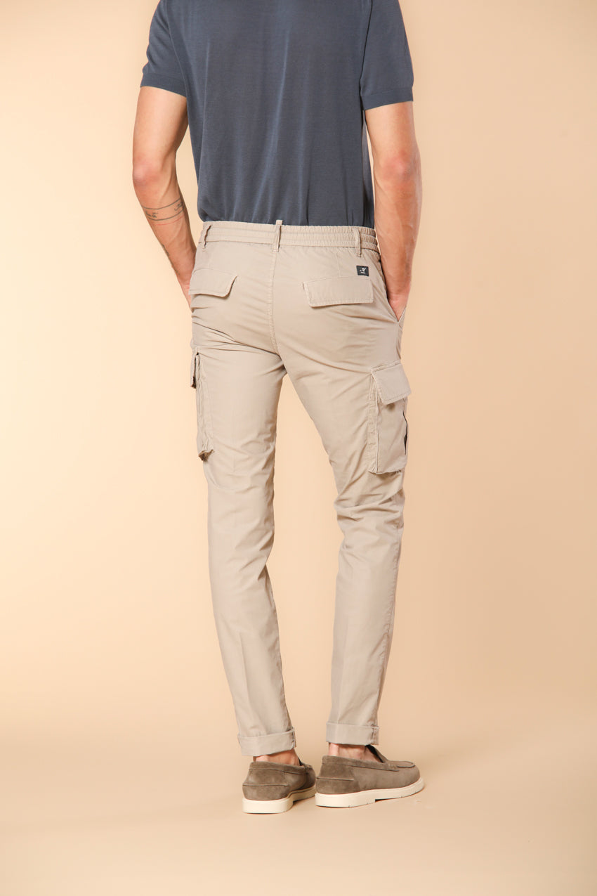 Chile Jogger pantalone cargo uomo in tela paracadute extra slim fit