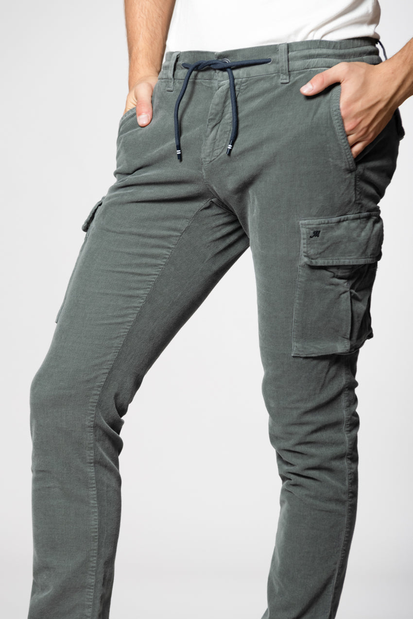 Chile Jogger pantalón cargo hombre de pana 1500 líneas extra slim fit