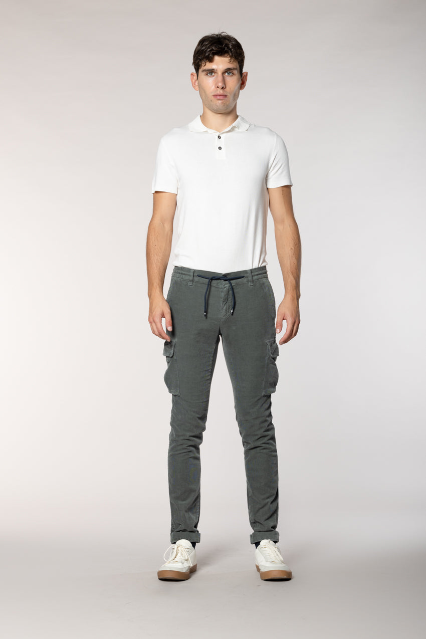 Chile Jogger pantalón cargo hombre de pana 1500 líneas extra slim fit