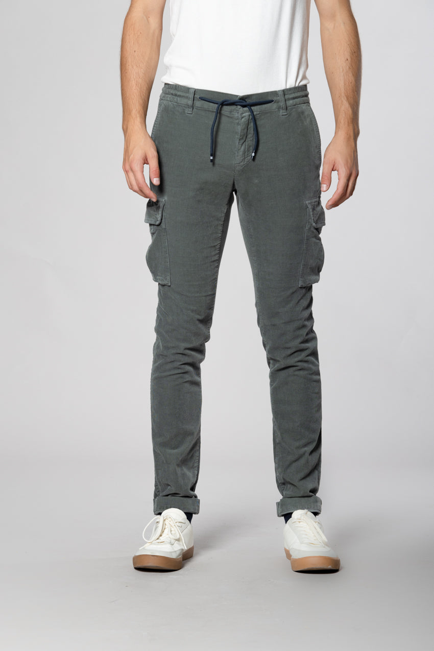 Chile Jogger pantalón cargo hombre de pana 1500 líneas extra slim fit