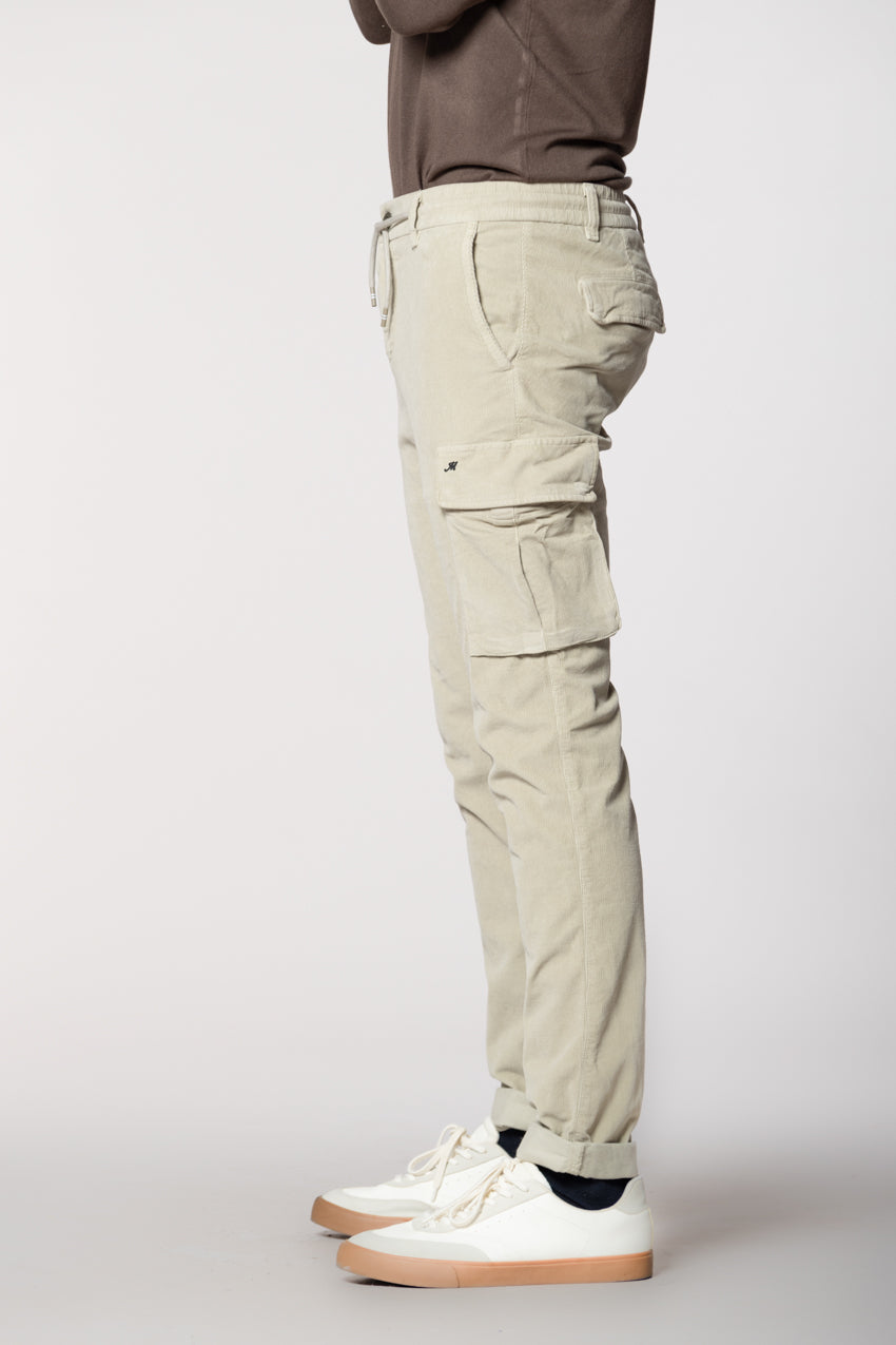 Chile Jogger pantalón cargo hombre de pana 1500 líneas extra slim fit