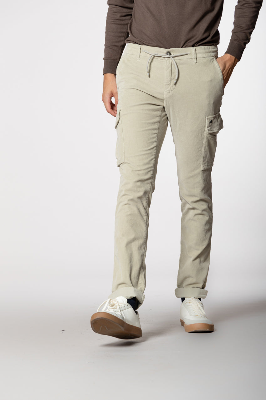 Chile Jogger pantalón cargo hombre de pana 1500 líneas extra slim fit