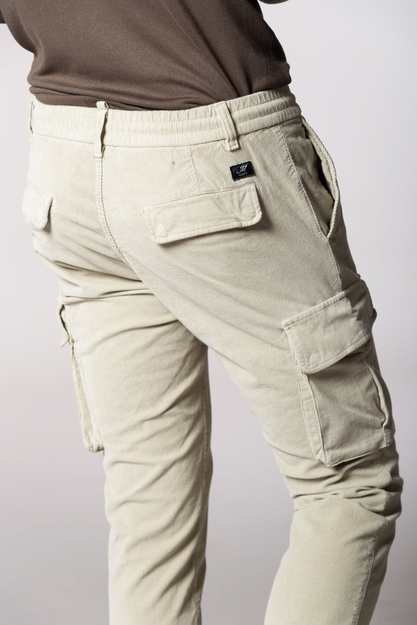 Chile Jogger pantalón cargo hombre de pana 1500 líneas extra slim fit