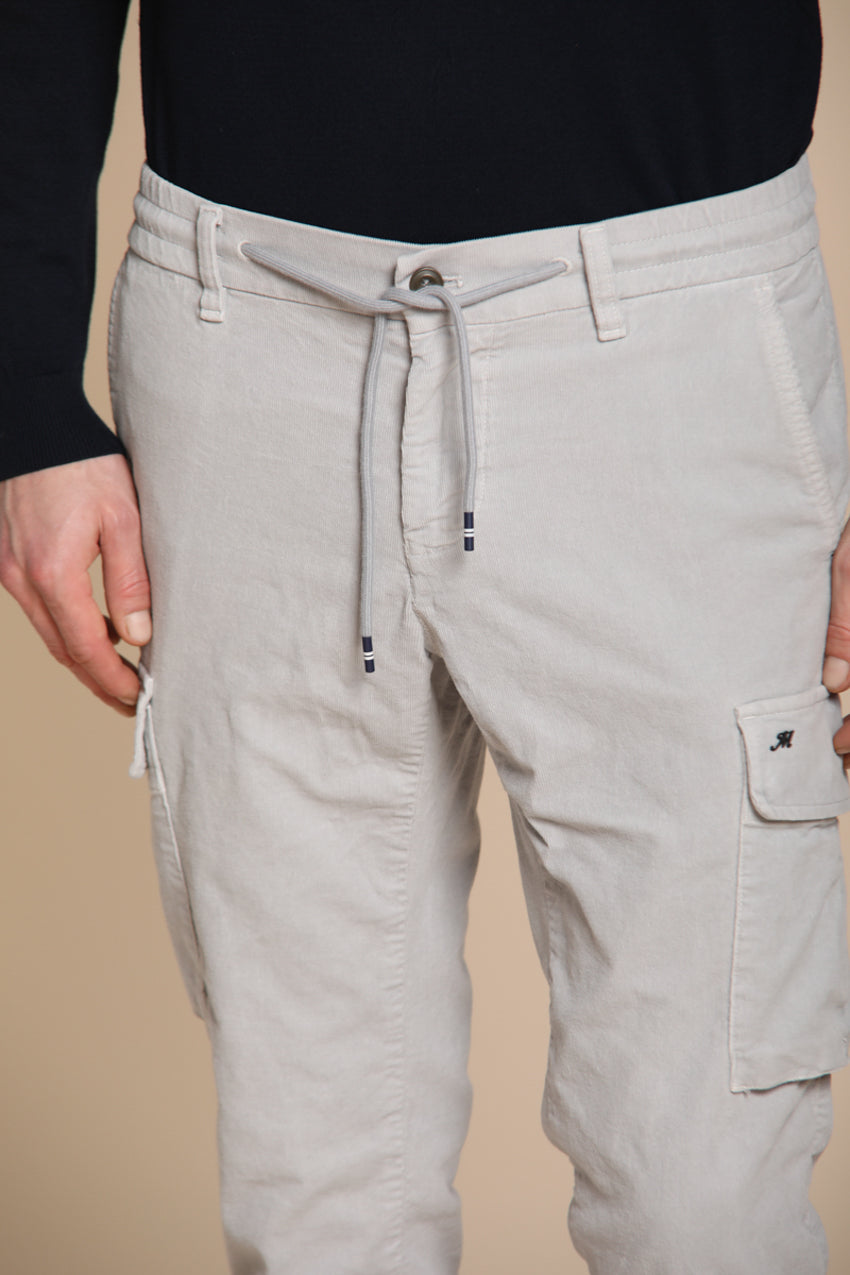 Foto 2 Chile Jogger pantalone cargo uomo in velluto 1500 righe extra slim fit