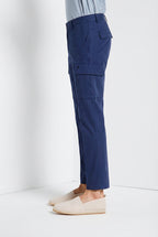 Chile Jogger pantalón cargo hombre en tela de paracaídas lyocell y algodón extra slim fit