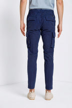 Chile Jogger pantalón cargo hombre en tela de paracaídas lyocell y algodón extra slim fit