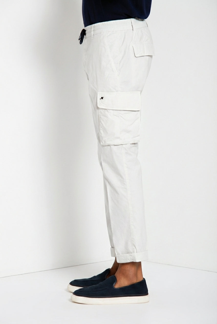 Chile Jogger pantalon cargo homme en toile parachute lyocell et coton extra slim fit