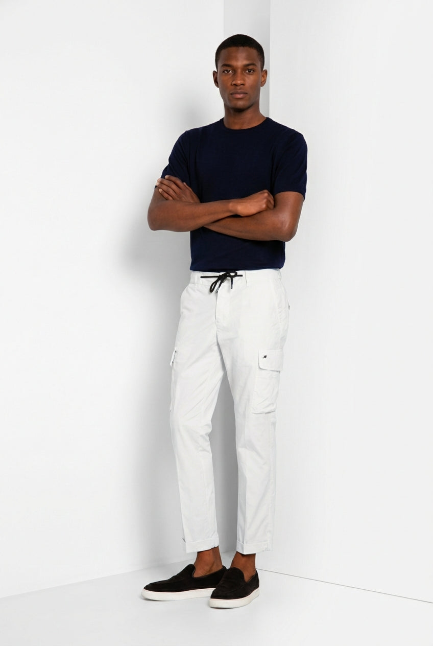 Chile Jogger pantalon cargo homme en toile parachute lyocell et coton extra slim fit