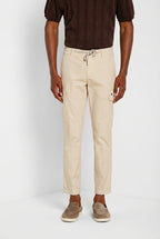 Chile Jogger pantalón cargo hombre en tela de paracaídas lyocell y algodón extra slim fit