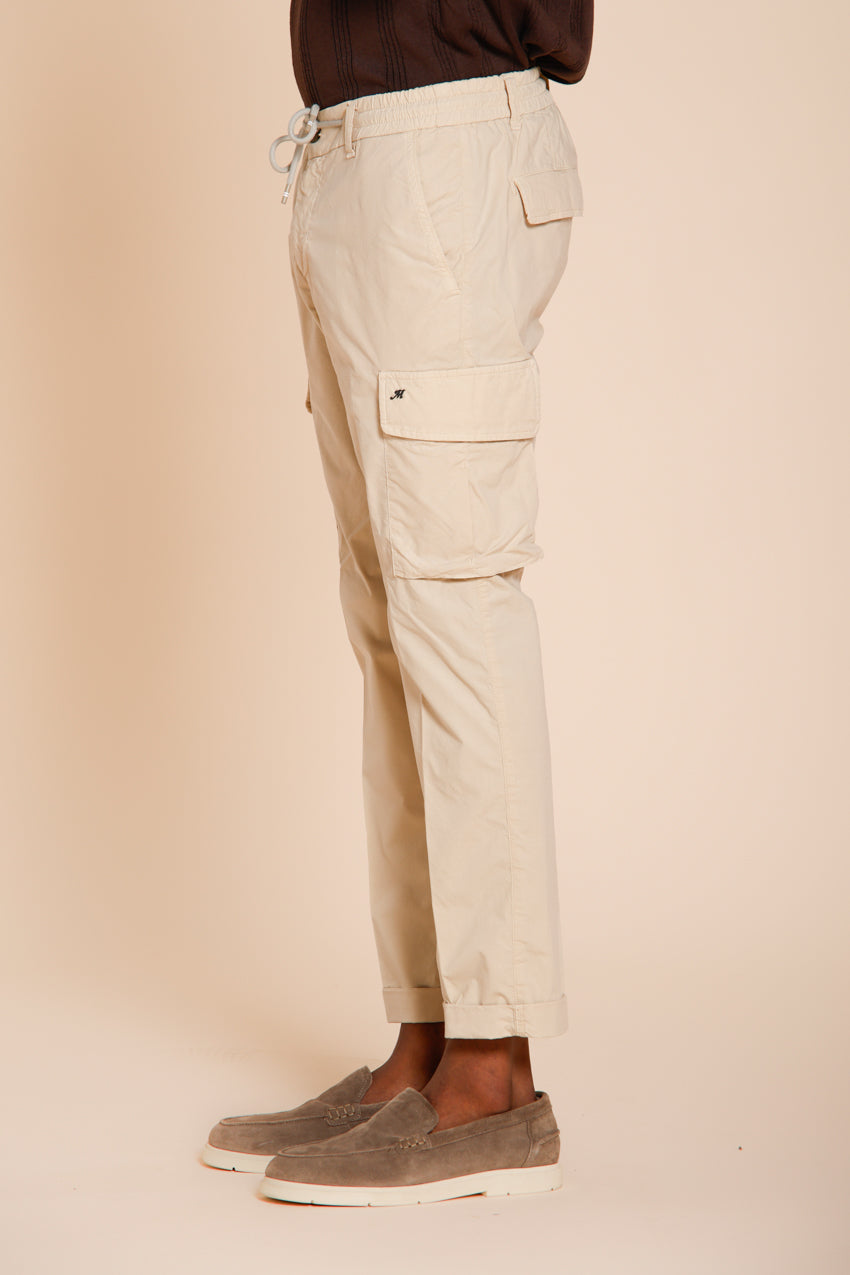 Chile Jogger Hose Cargo Herren aus Lyocell und Baumwolle Fallschirm-Canvas extra slim fit