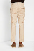 Chile Jogger pantalón cargo hombre en tela de paracaídas lyocell y algodón extra slim fit