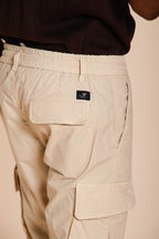 Chile Jogger Hose Cargo Herren aus Lyocell und Baumwolle Fallschirm-Canvas extra slim fit