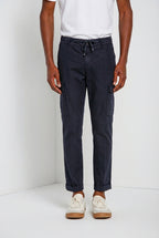 Chile Jogger pantalón cargo hombre en tela de paracaídas lyocell y algodón extra slim fit