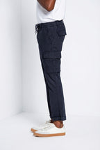 Chile Jogger pantalón cargo hombre en tela de paracaídas lyocell y algodón extra slim fit