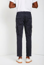 Chile Jogger pantalón cargo hombre en tela de paracaídas lyocell y algodón extra slim fit