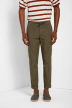 Chile Jogger pantalón cargo hombre en tela de paracaídas lyocell y algodón extra slim fit