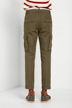 Chile Jogger pantalón cargo hombre en tela de paracaídas lyocell y algodón extra slim fit
