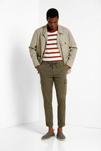 Chile Jogger pantalon cargo homme en toile parachute lyocell et coton extra slim fit