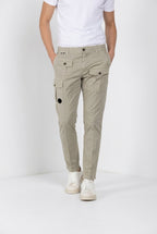 George Coolpocket pantalon cargo jogger homme en gabardine stretch Logo Edition carrot fit ①