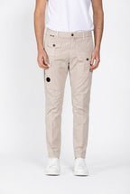 George Coolpocket pantalon cargo jogger homme en gabardine stretch Logo Edition carrot fit ①