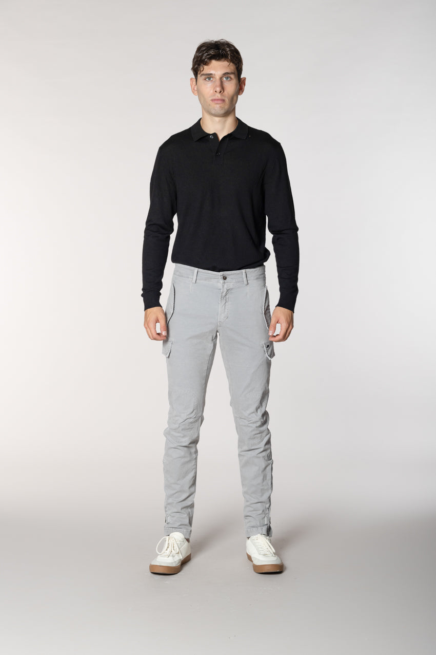 Bolivia pantalón cargo de hombre en gabardina regular fit