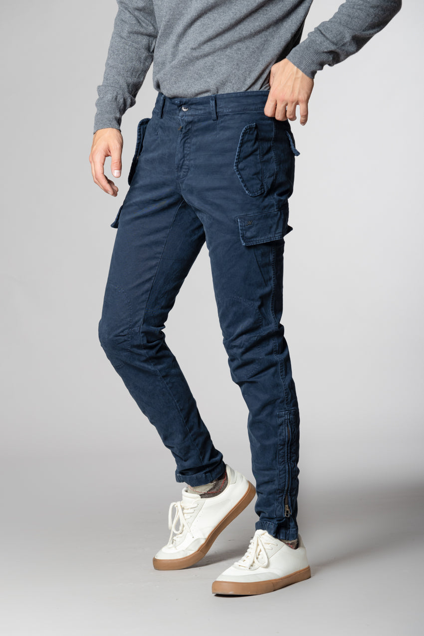 Bolivia pantalón cargo de hombre en gabardina regular fit