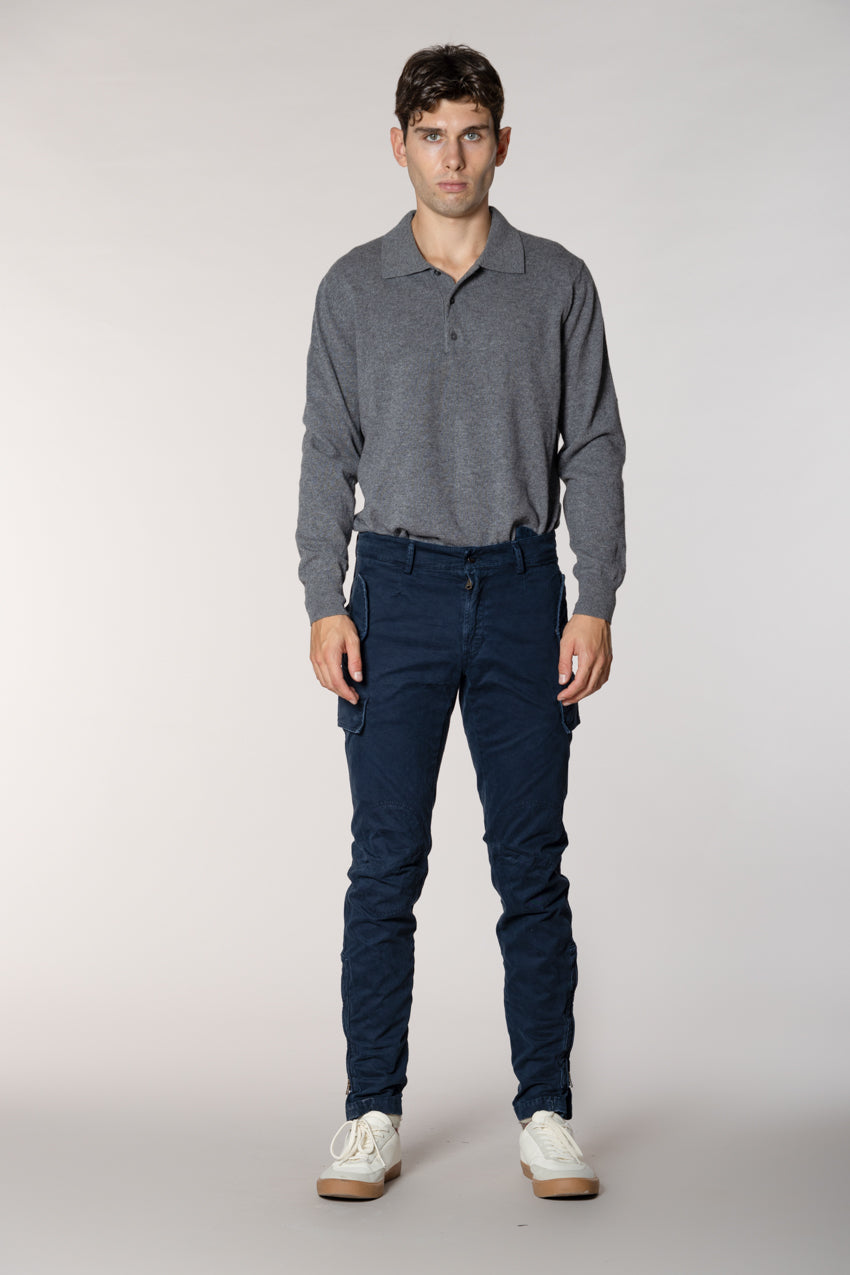 Bolivia pantalón cargo de hombre en gabardina regular fit