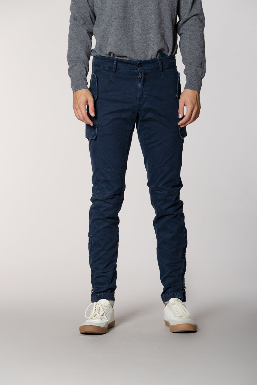 Bolivia pantalon cargo homme en gabardine regular fit