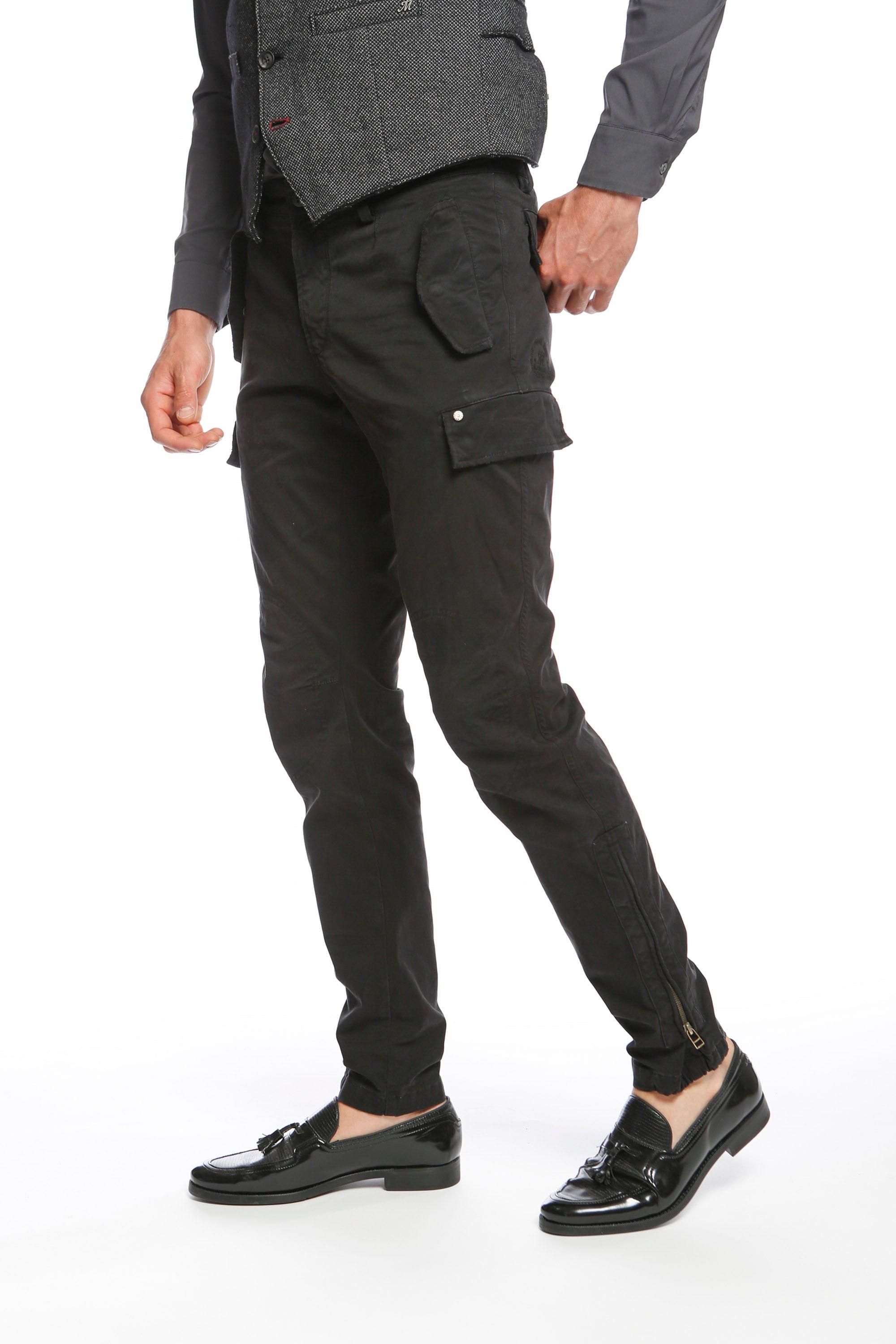 Bolivia Pantalone cargo uomo in gabardina regular - Mason's