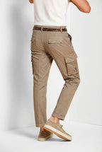 Chile men's cargo pants in stretch gabardine regular fit