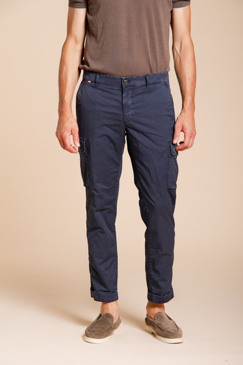 Chile men's cargo pants in stretch gabardine regular fit