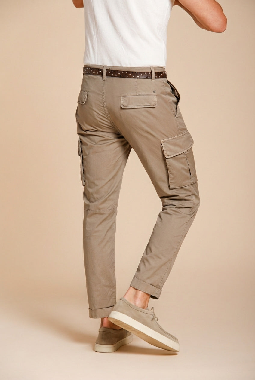 Chile pantalon cargo homme en gabardine stretch regular fit