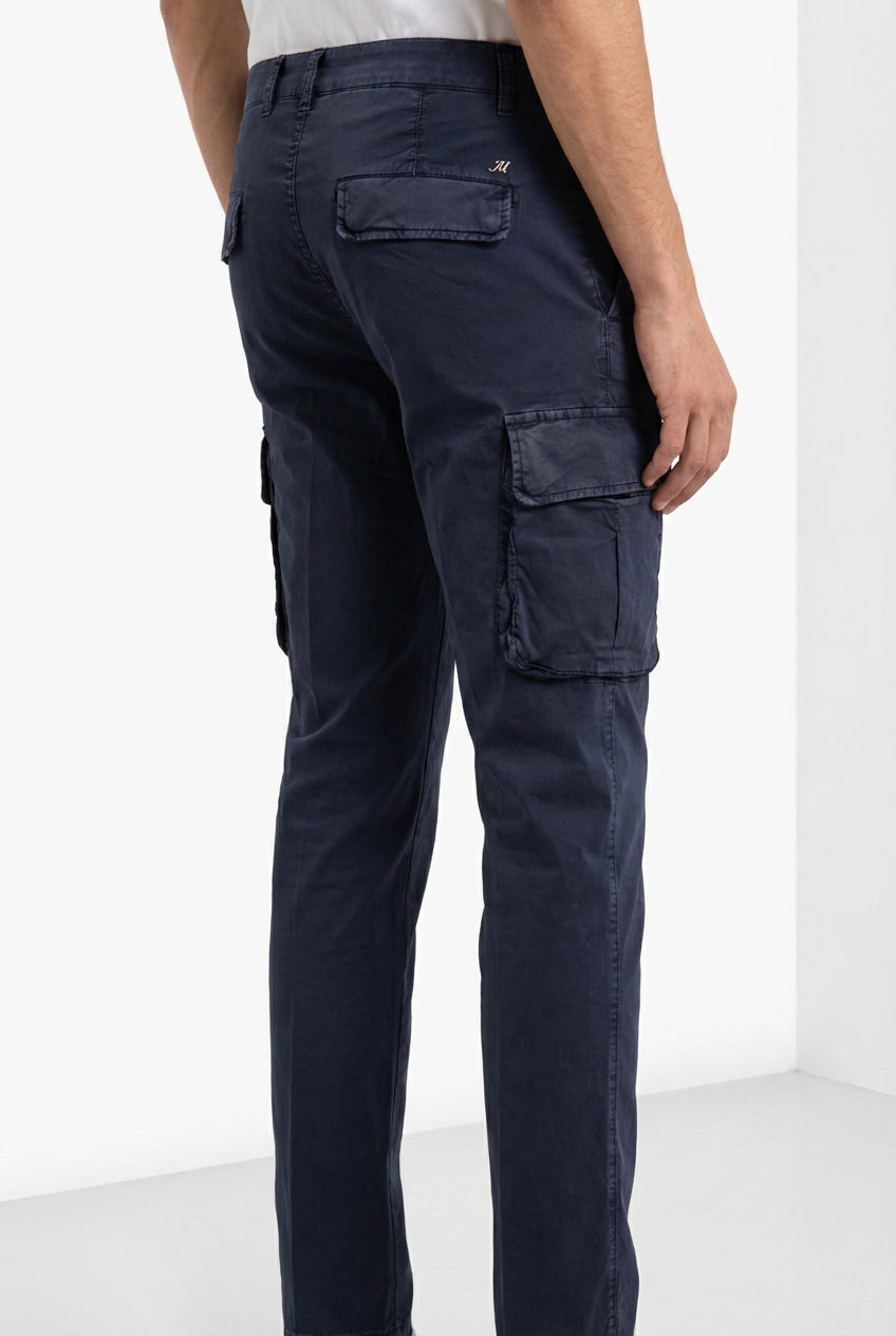 Chile men's cargo pants in stretch gabardine regular fit