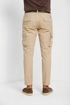 Chile pantalón cargo hombre en gabardina stretch regular fit