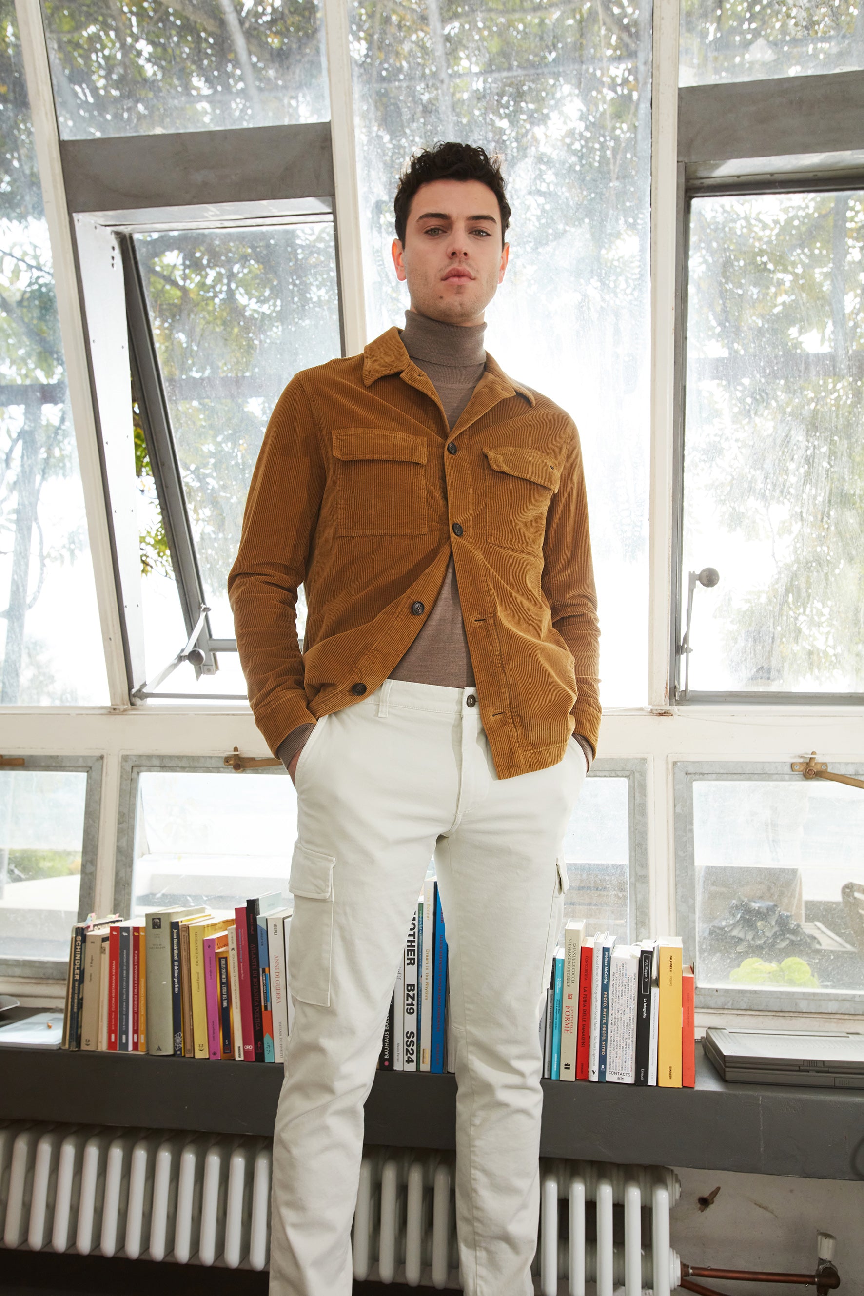 Chile pantalon cargo homme en gabardine stretch regular fit