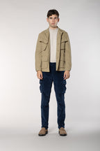 Chile pantalón cargo en pana de canal francés regular fit