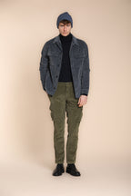 Chile pantalón cargo en pana de canal francés regular fit