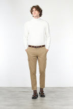  Chile pantalón cargo hombre en algodón stretch con trama diagonal, regular fit
