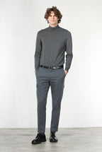 Chile men's cargo pants in stretch cotton with diagonal weave, regular fit