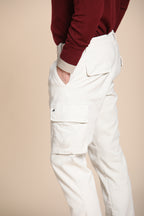 Chile 2 Pinces pantalón cargo en lana regular fit