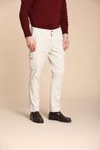 Chile 2 Pinces pantalón cargo en lana regular fit