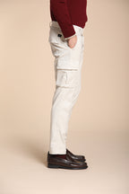 Chile 2 Pinces pantalón cargo en lana regular fit