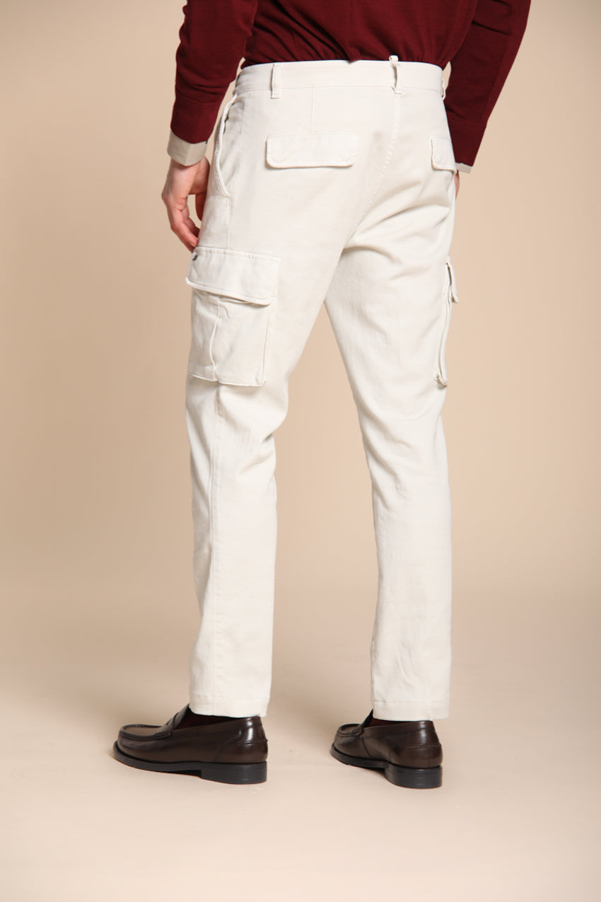 Chile 2 Pinces pantalón cargo en lana regular fit