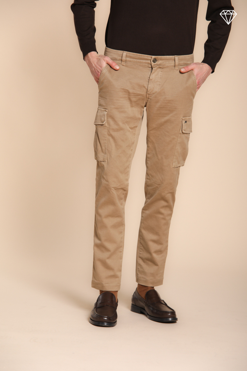 Chile pantalón cargo hombre de gabardina extra slim fit ①